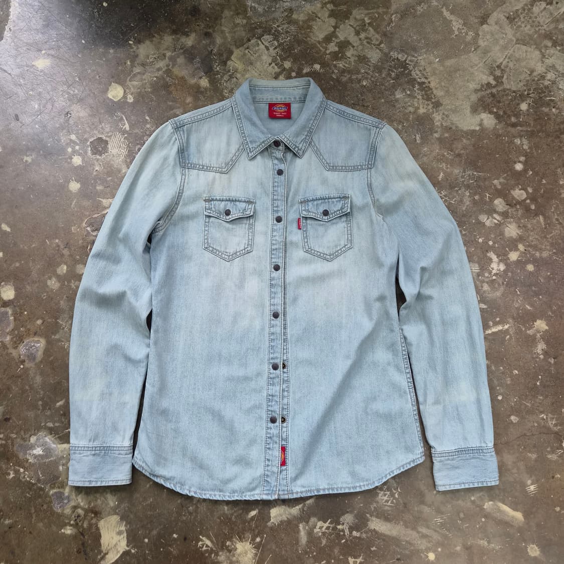 S) 디키즈 데님셔츠 청남방 웨스턴셔츠 아메카지 워크웨어 상품이미지1
