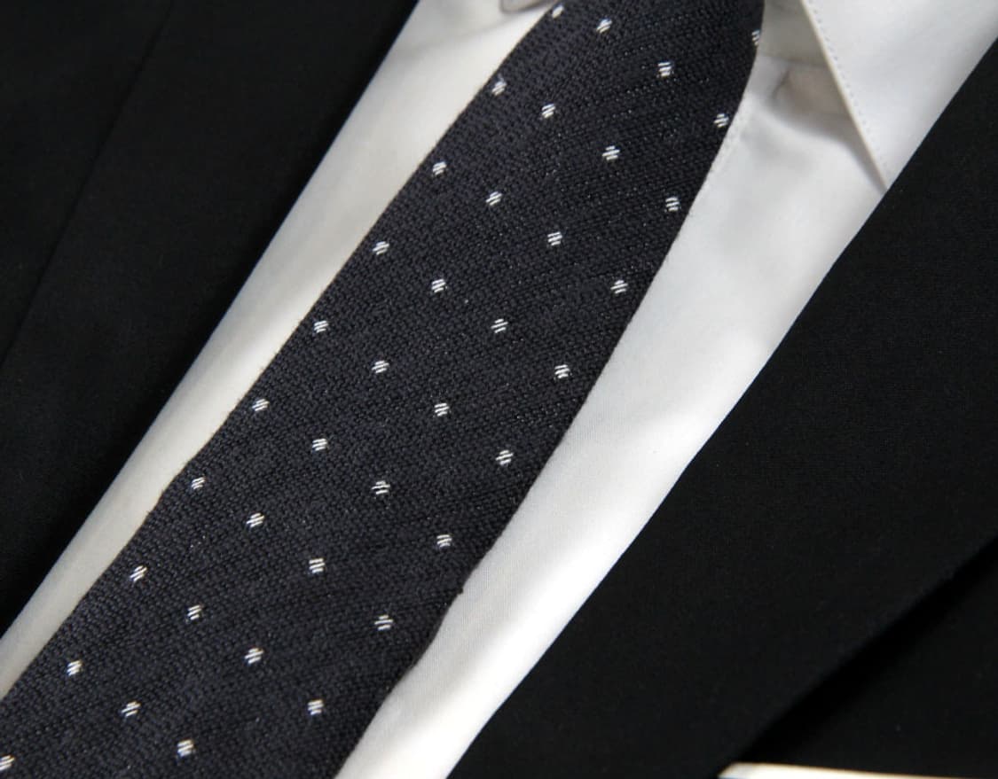 지오지아 A+등급 7.7cm 니트 남자 넥타이 상품이미지5