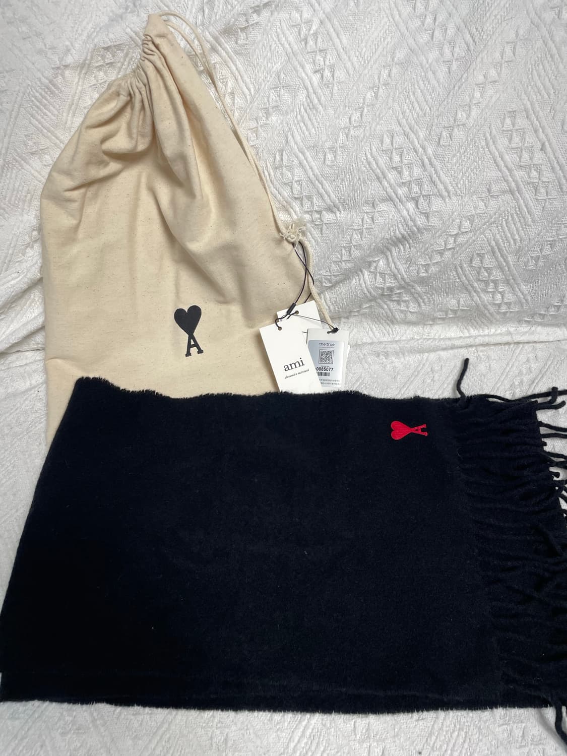 아미 스몰로고 머플러 상품이미지2