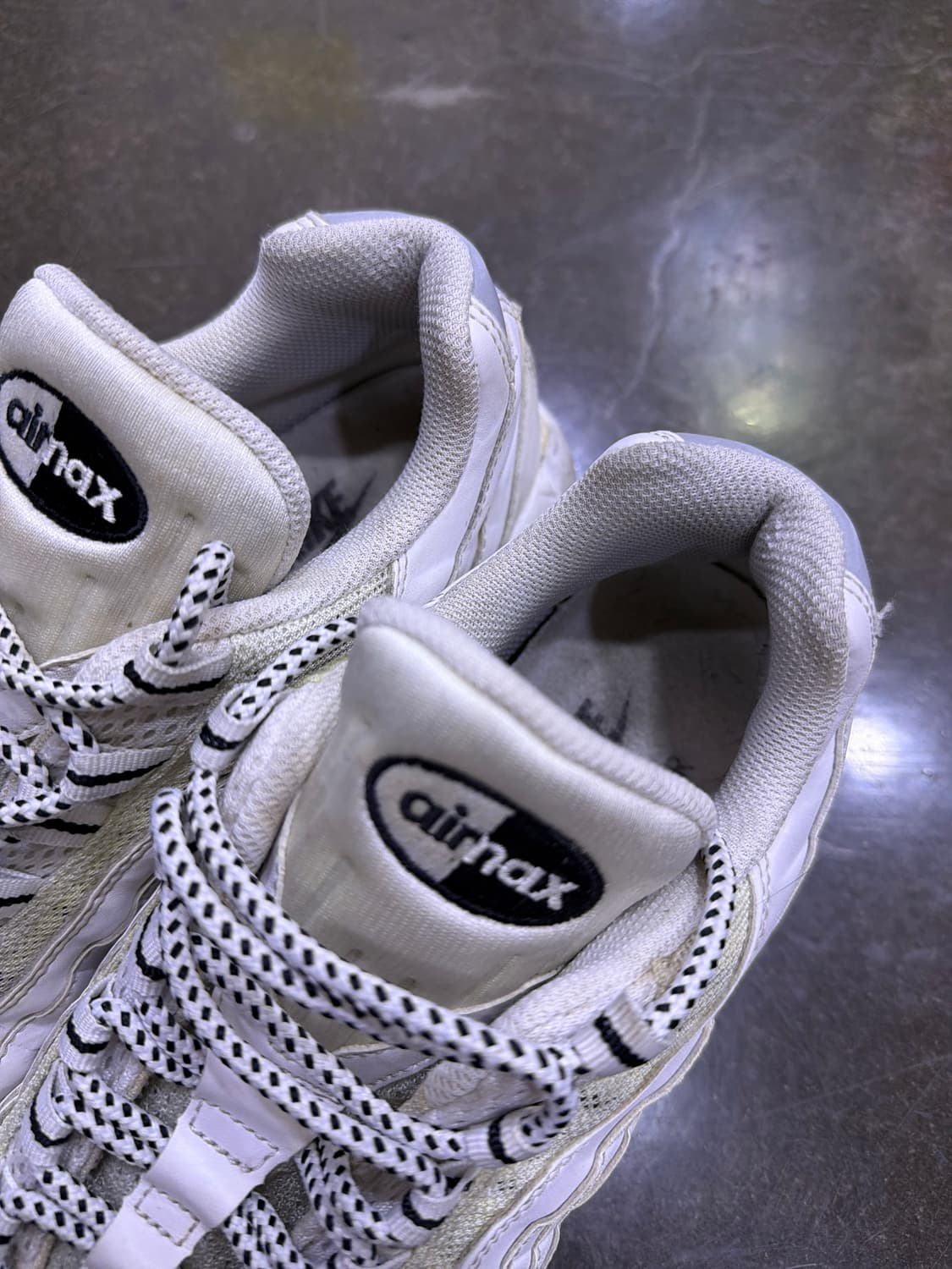 나이키 에어맥스95 화이트 스니커즈 슈즈 270 상품이미지5