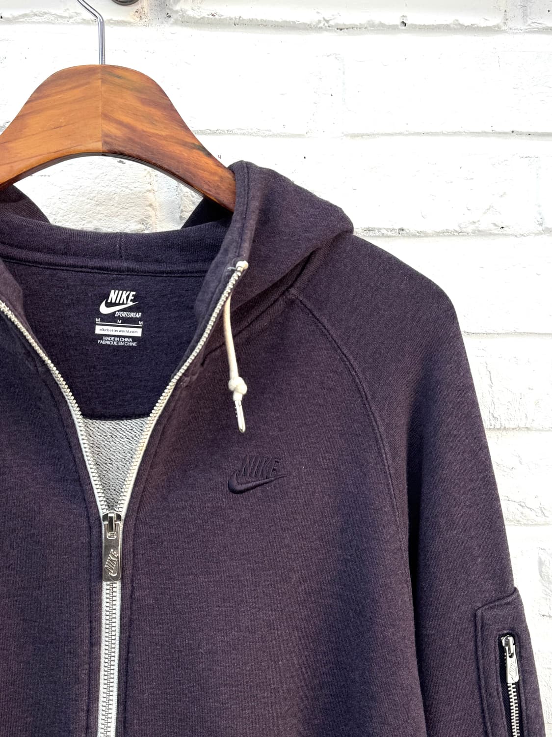 나이키 퍼플 후드집업 상품이미지4