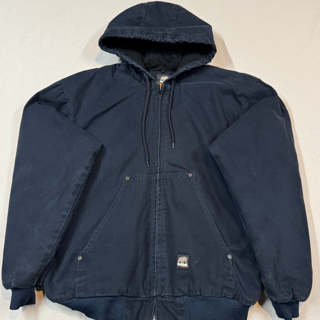 XL) BERNE USA 빈티지 워크웨어 액티브 후드집업 자켓 상품이미지2