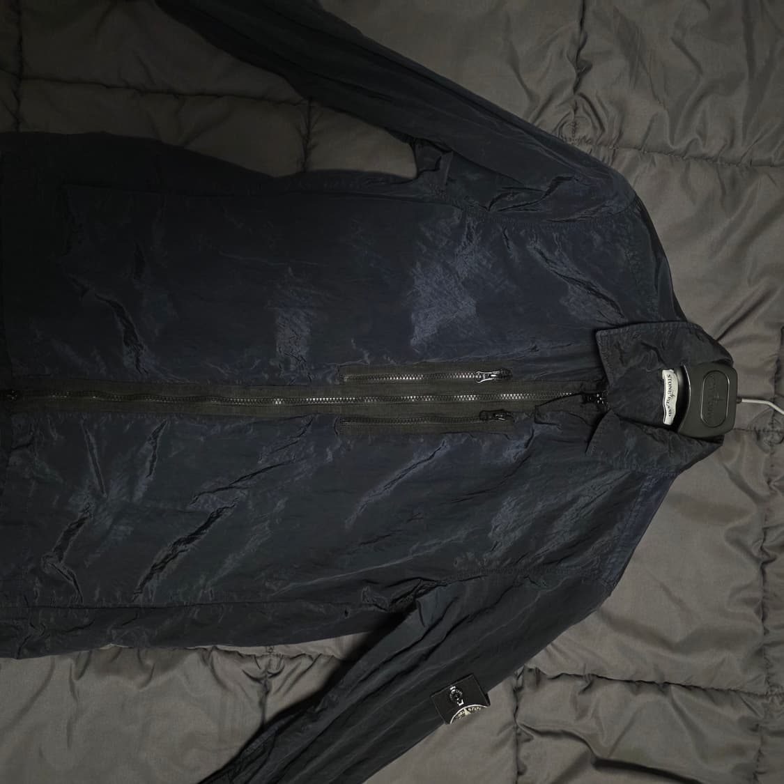 스톤아일랜드 다크네이비 나일론 셔츠 M 상품이미지1