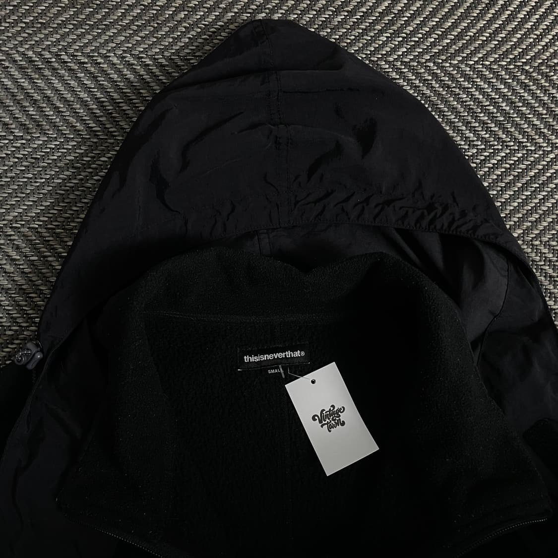 디스이즈네버댓 스펠로고 빅로고 후드 플리스 자켓y 3279 상품이미지5