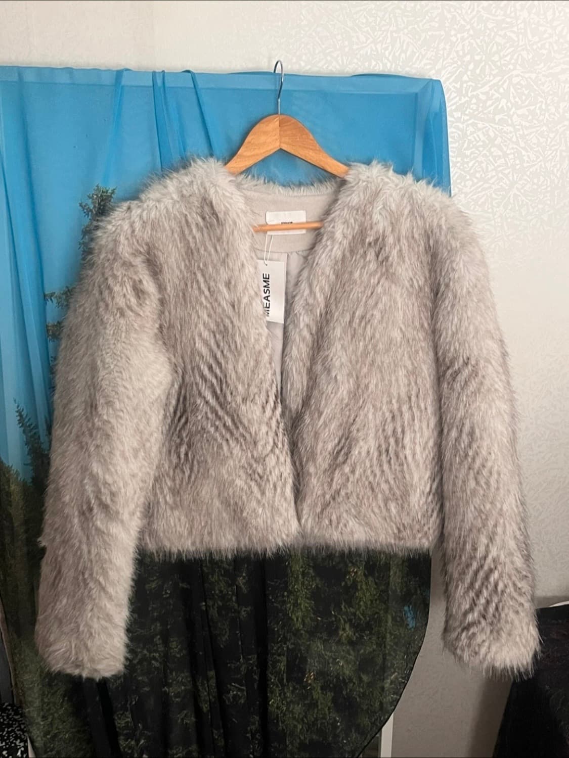 MEASME 퍼 자켓  지그재그 에이블리 자켓 상품이미지1