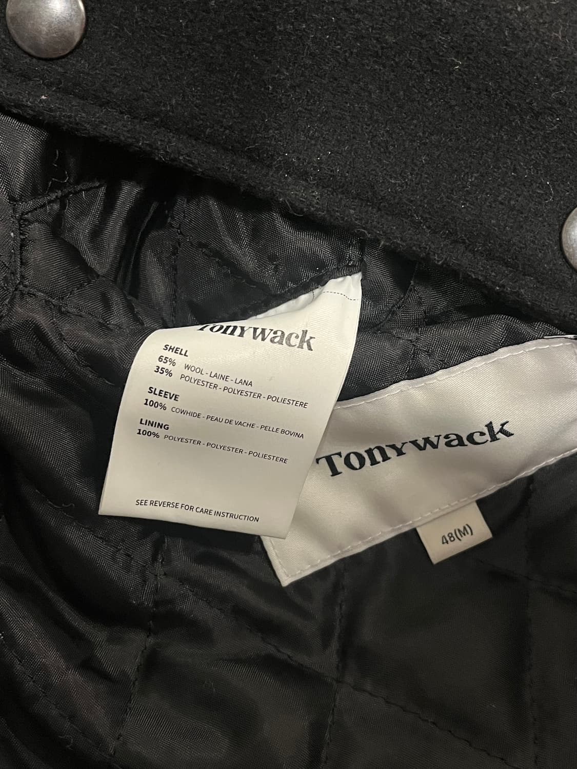 토니웩 바시티 자켓 48(M) 사이즈 상품이미지4
