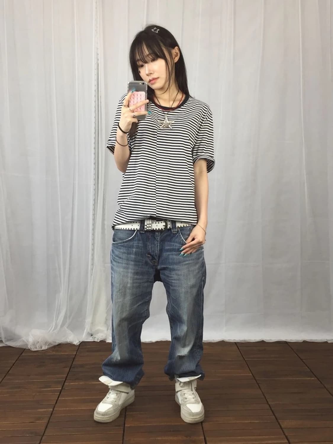 COS Striped Short Sleeve Tee 상품이미지1