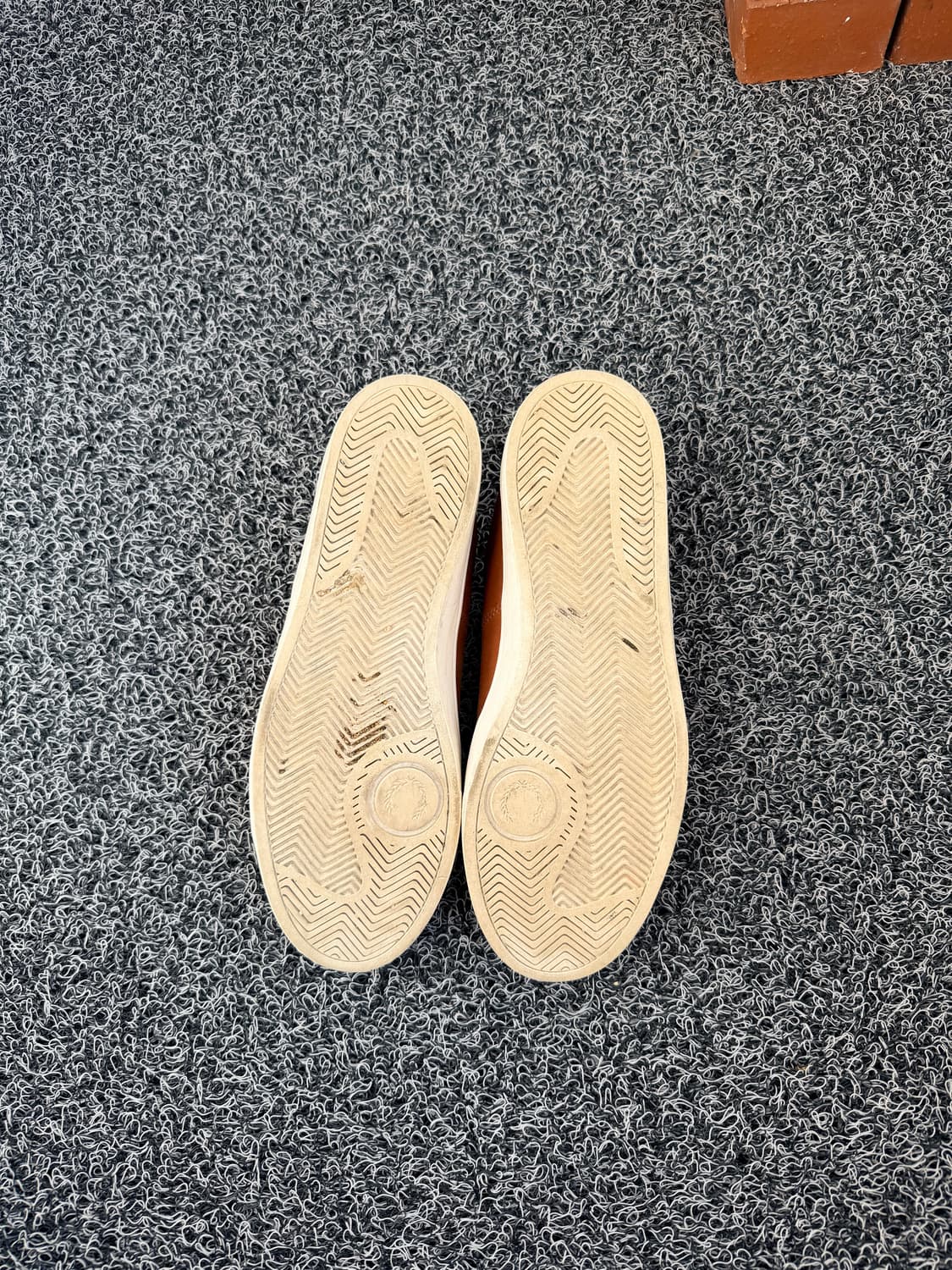 프레드 페리 브라운 가죽 스니커즈 270mm 상품이미지6