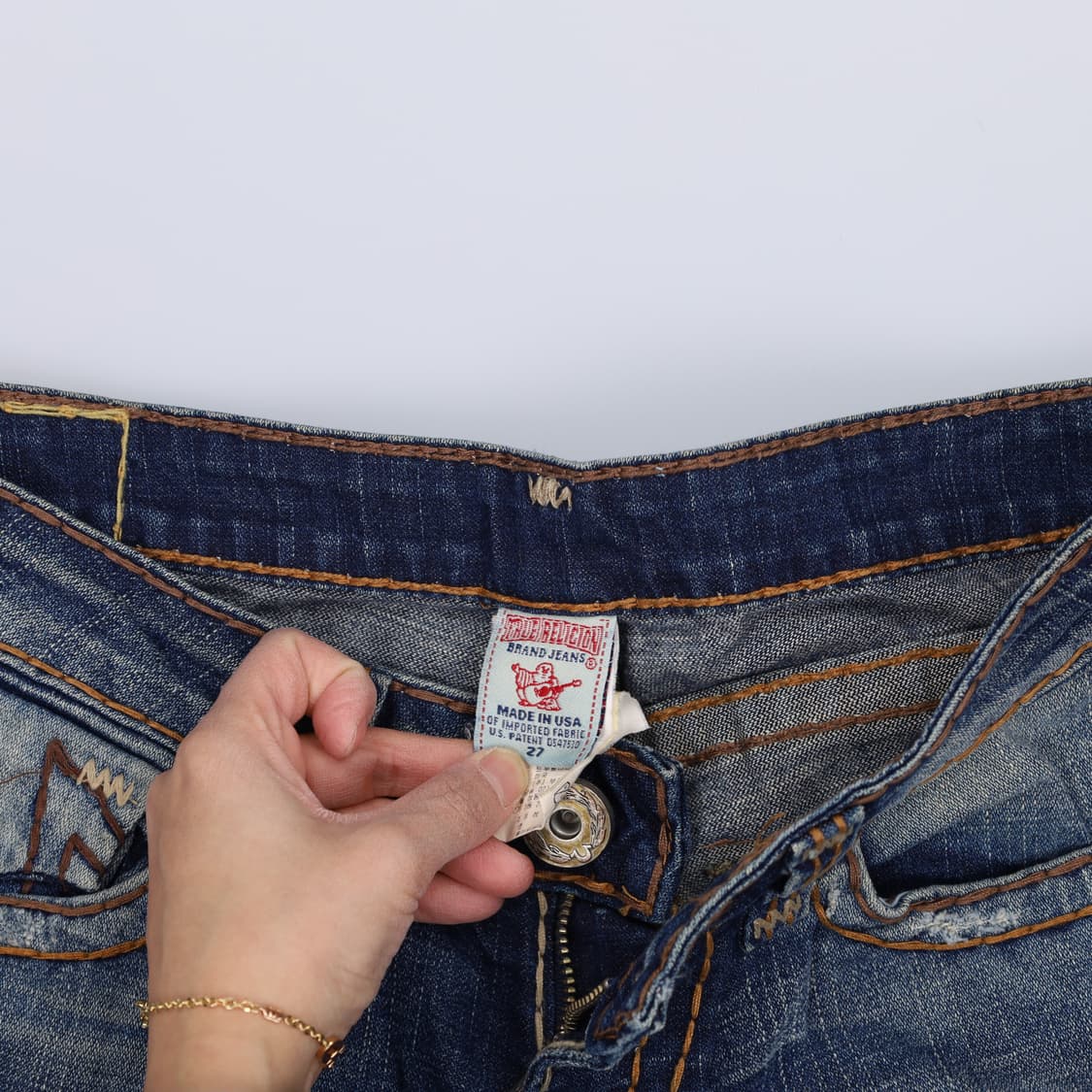 27 트루릴리전 여성 스트레이트 팬츠 0202H2 상품이미지5