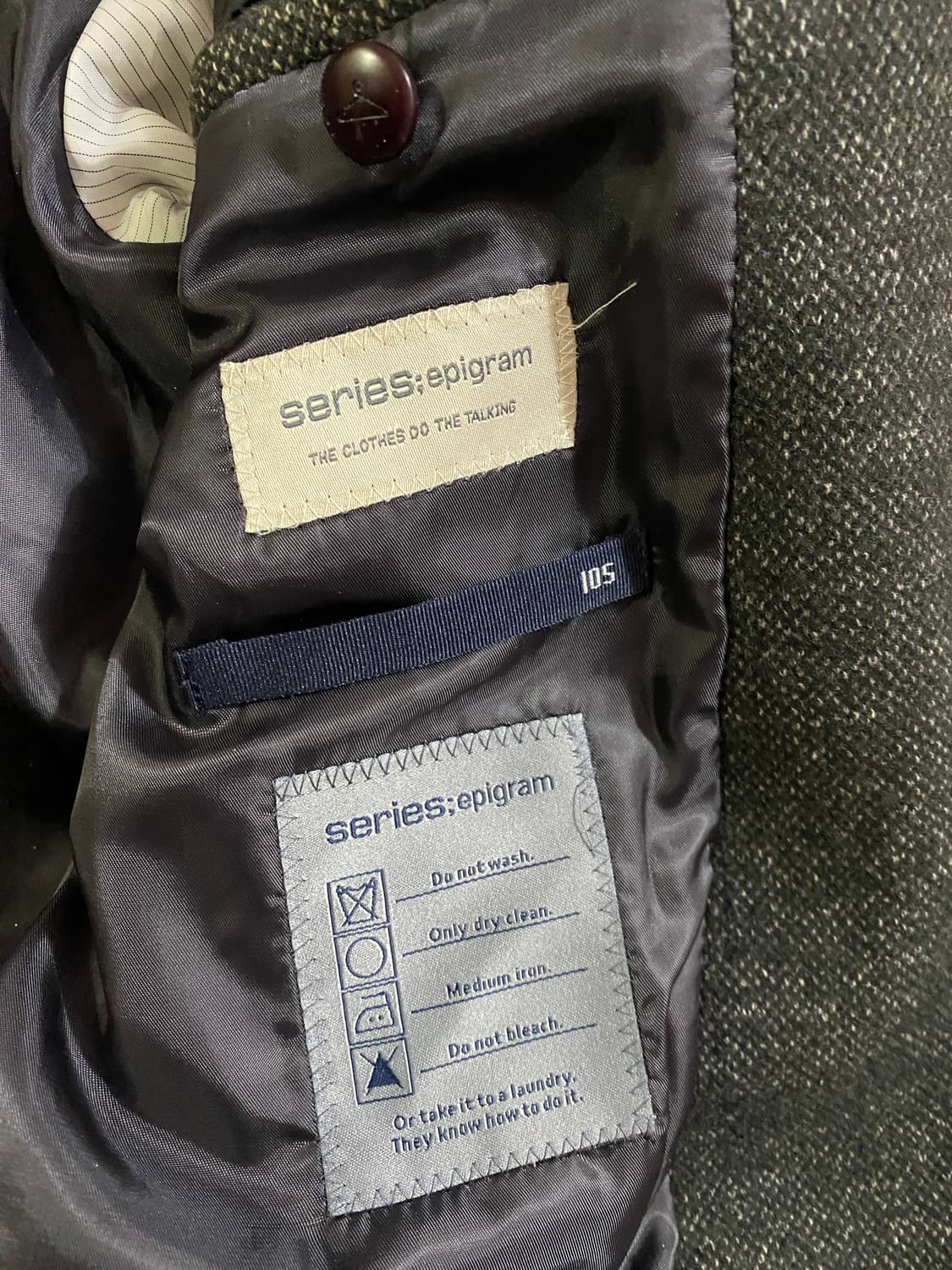 시리즈 에피그램 남성 코트 105 다크 그레이 상품이미지3