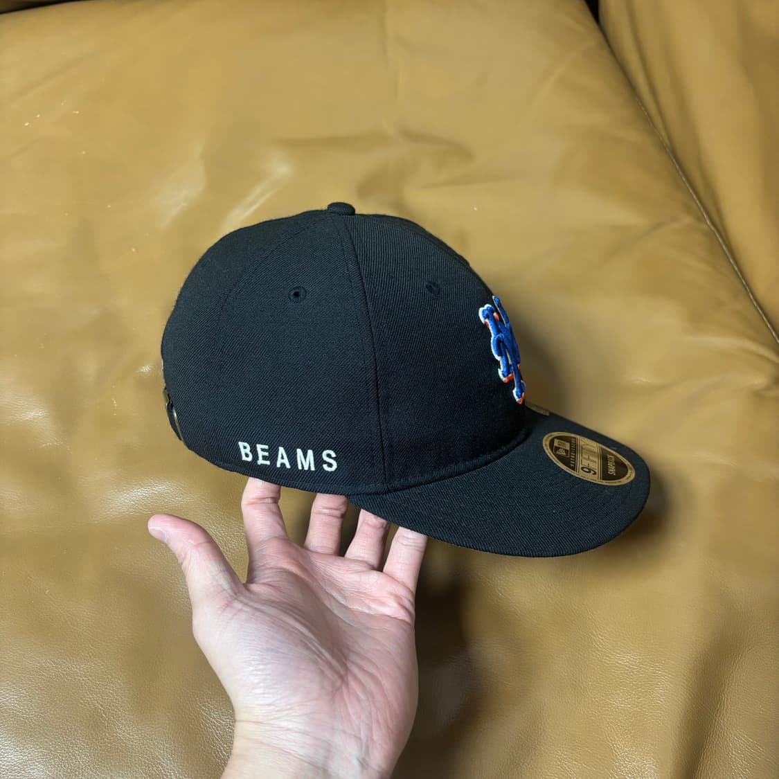 빔즈 빔스 뉴에라 9Fifty 6패널 볼캡 모자 뉴욕 메츠 블랙 상품이미지3