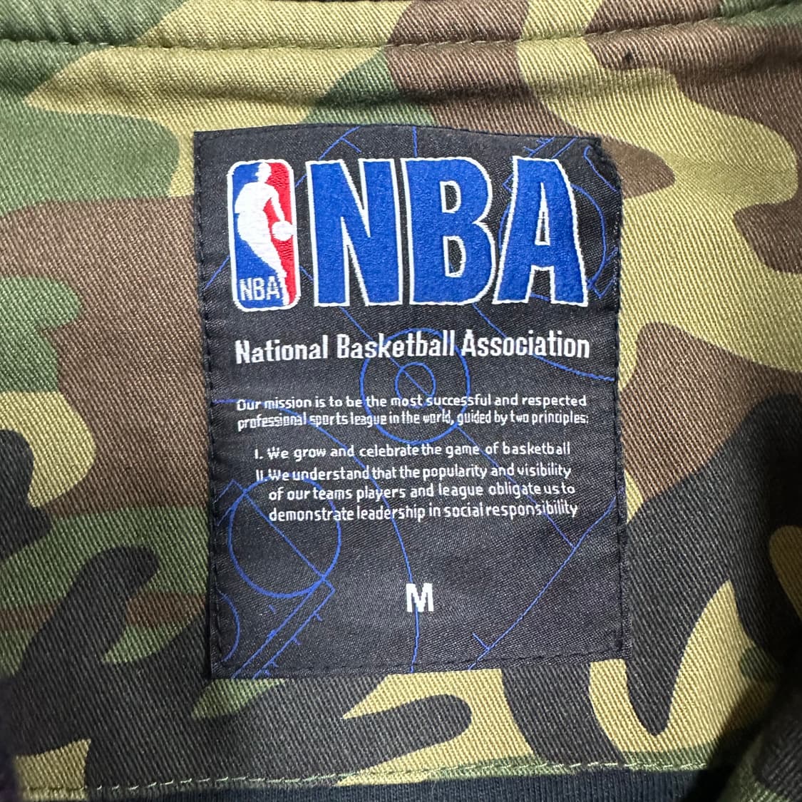 ✨ (바배) NBA 카모 밀리터리 바시티 자켓  상품이미지3