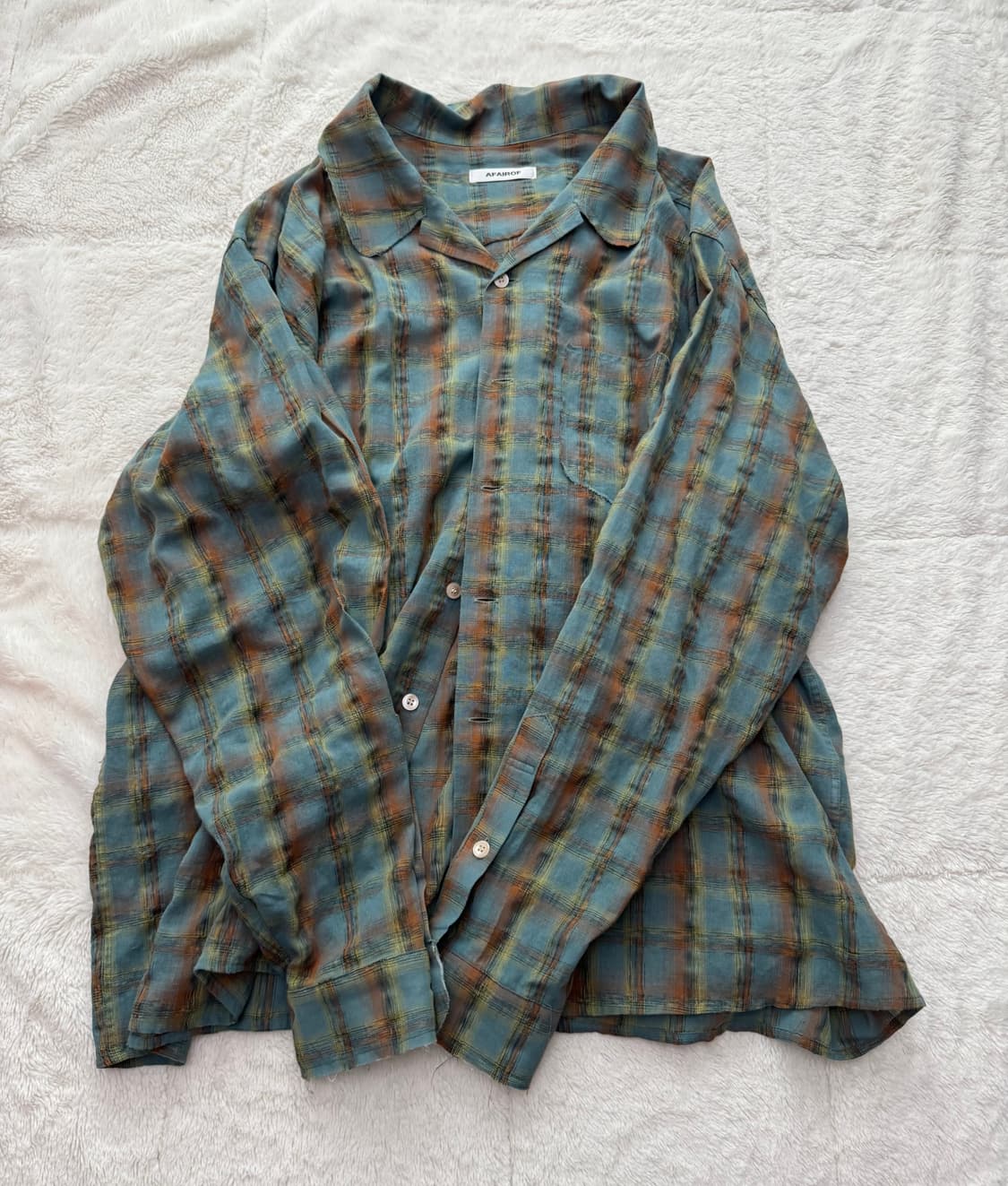 어페어오브 체크 셔츠 상품이미지3