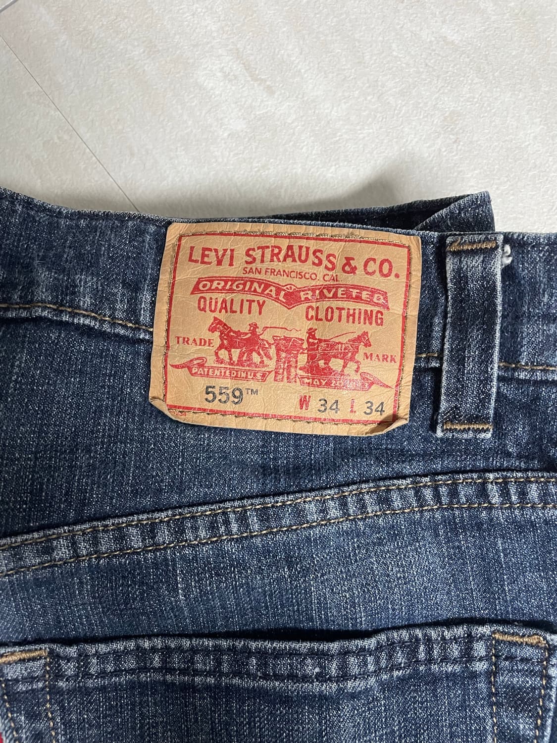 34x34 리바이스 Levi’s 559 블랭크탭 상품이미지6
