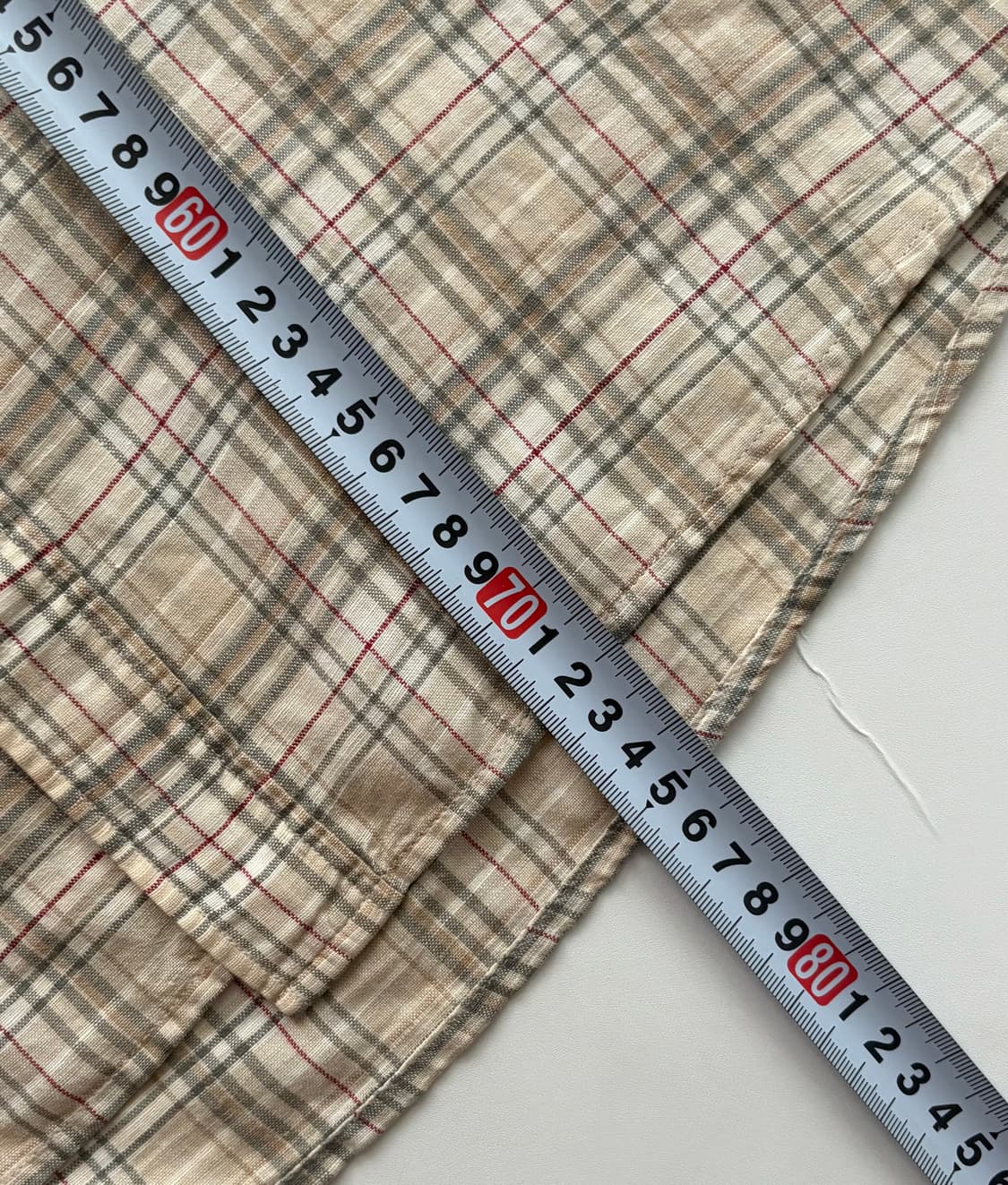 Bean Pole 빈폴 베이지 린넨 체크 셔츠 상품이미지7