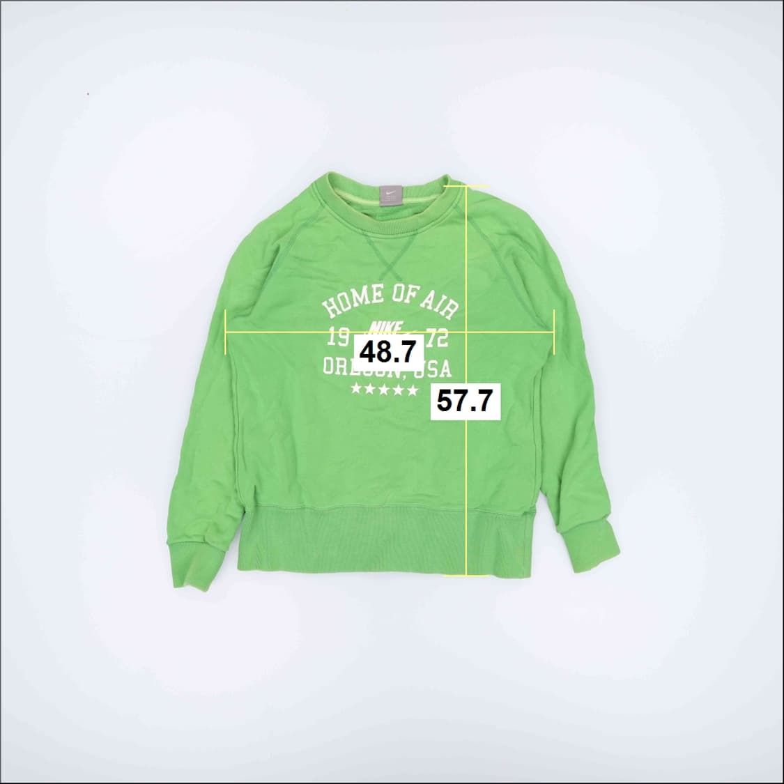 [L] 나이키 여성 빈티지 스우시 크루넥 맨투맨 스웻셔츠 0108J 상품이미지7