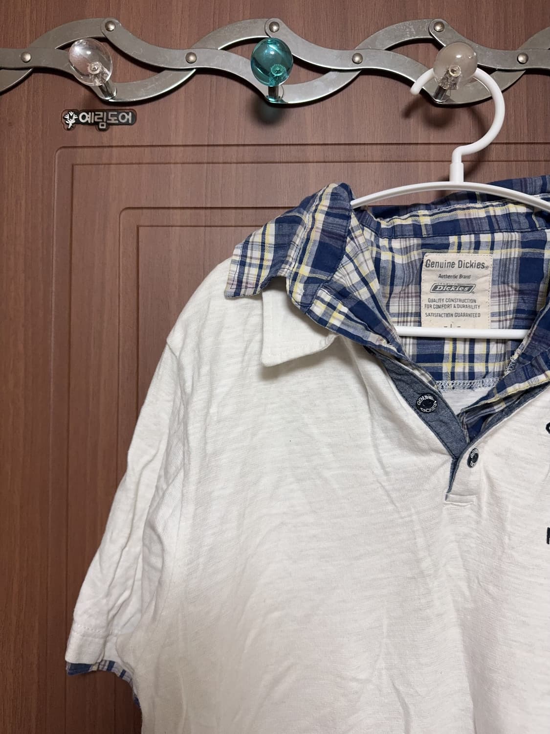 디키즈 00s 모리걸 하구미 빈티지 카라 반팔 티셔츠 상품이미지3