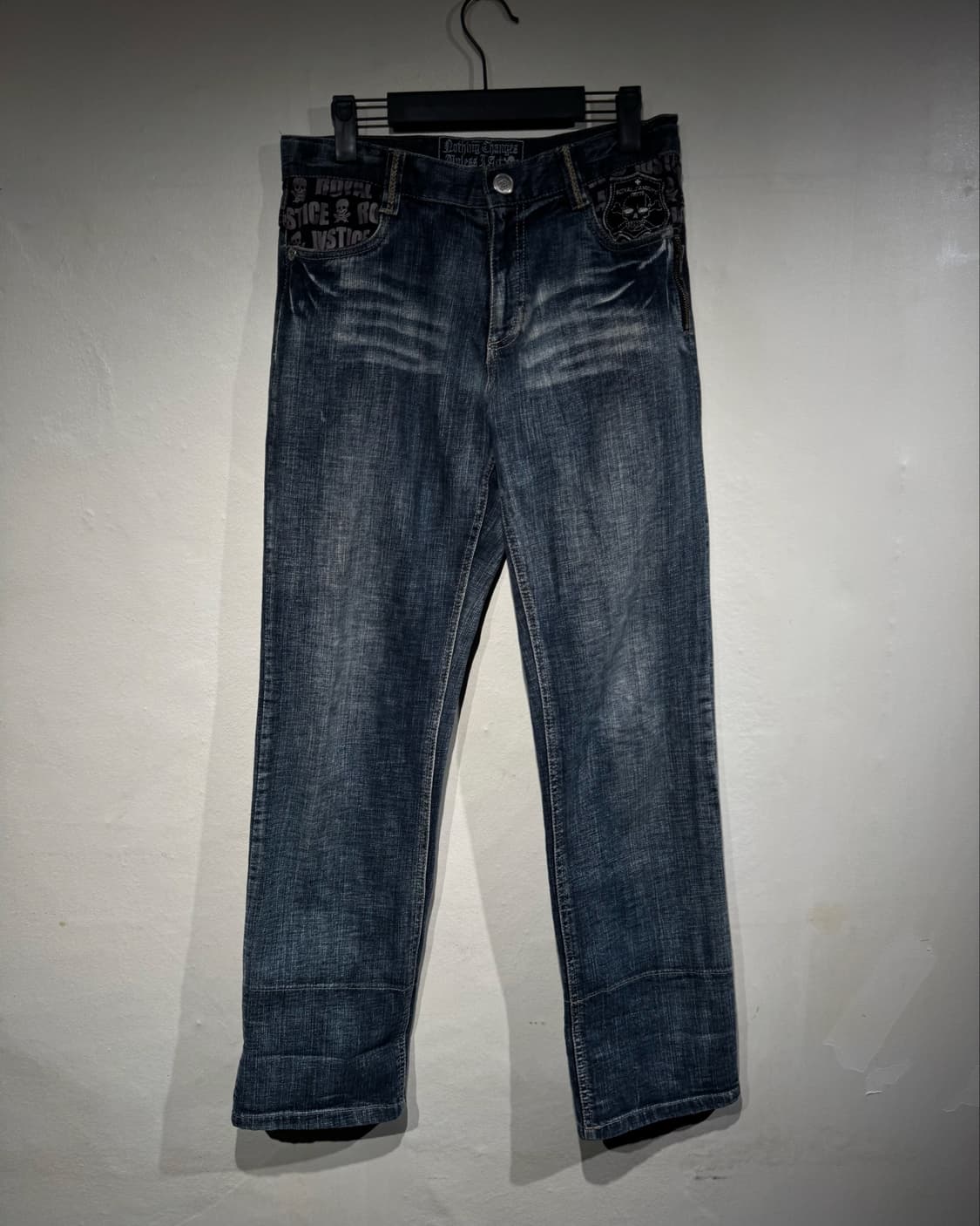 00s JUSTICE skull jeans   상품이미지1