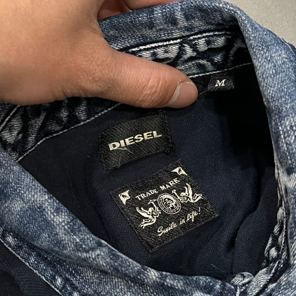  디젤 데님 카라 티셔츠 y16063 상품이미지6