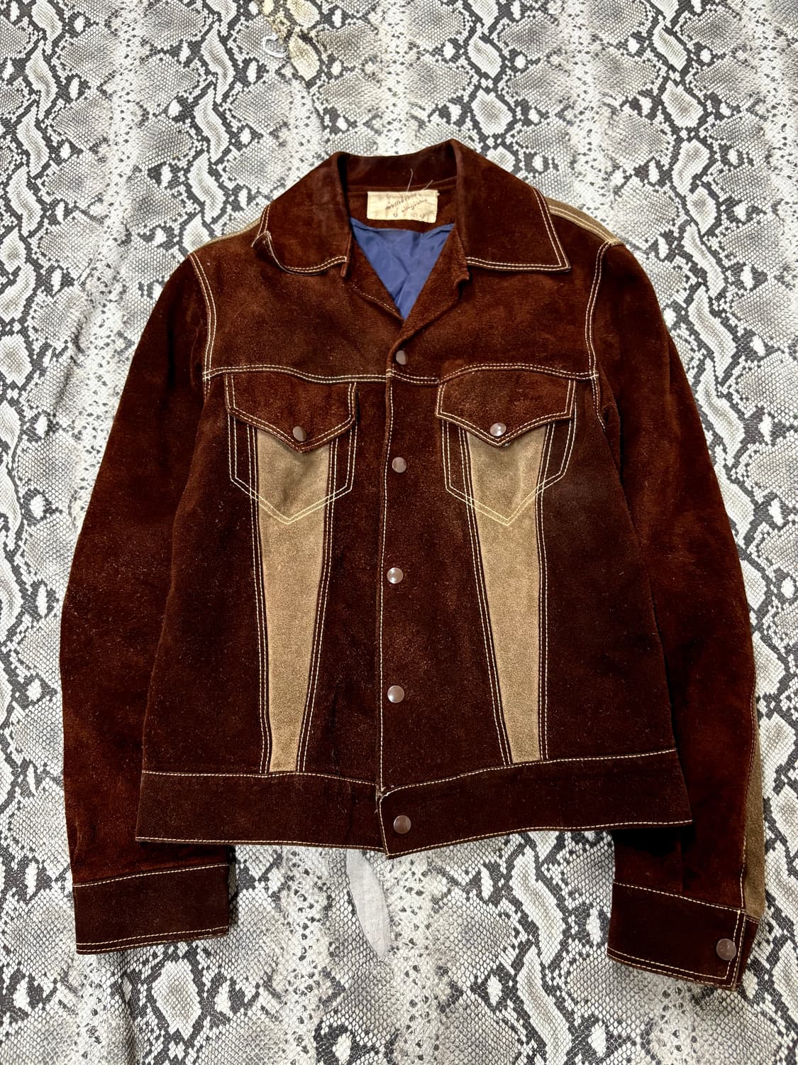 “Vintage” Western Mood Brown Jacket 상품이미지1