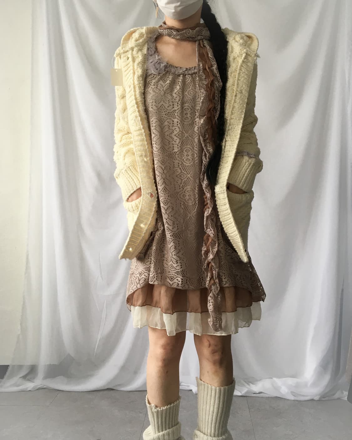 Tied lace onepiece 상품이미지8