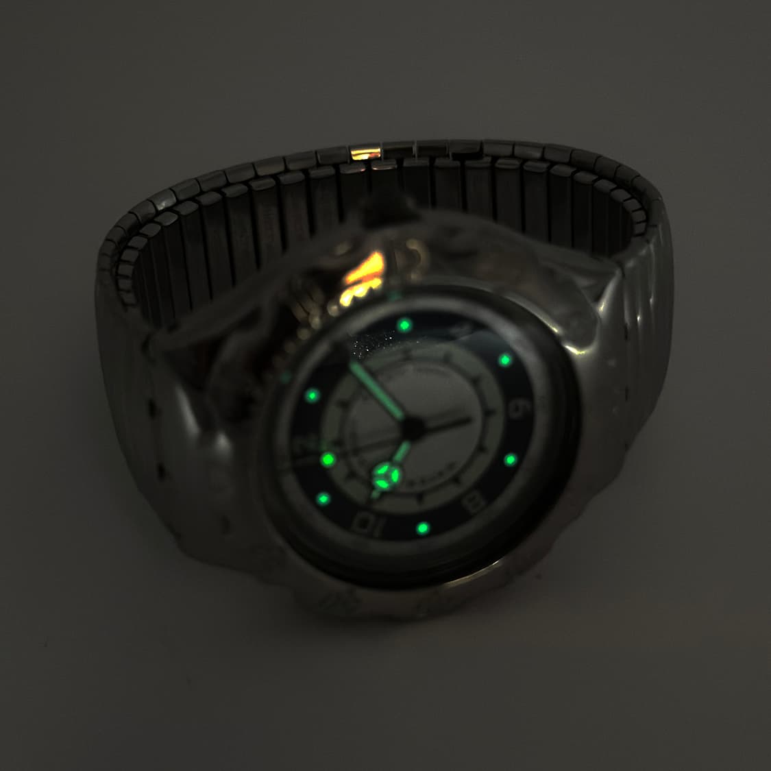 94년판)빈티지 스와치 아이러니 다이버 green coral 상품이미지7