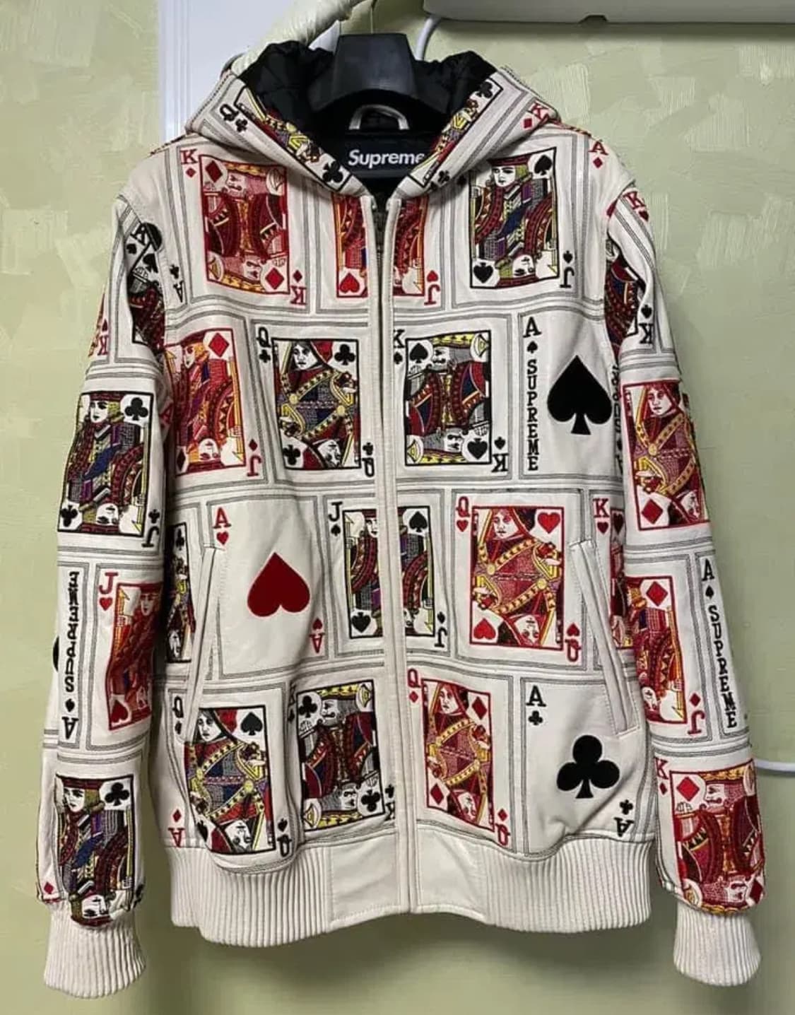 슈프림 양가죽 카드자켓 미디움 상품이미지1