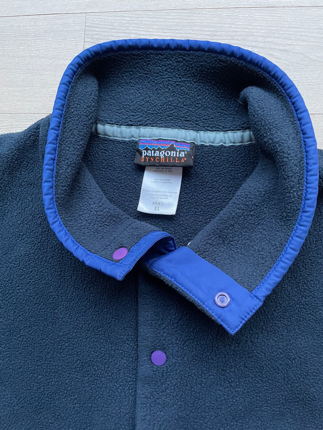 파타고니아 신칠라 네이비 블루 퍼플 상품이미지3