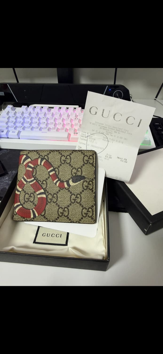 구찌 킹스네이크 반지갑 상품이미지1