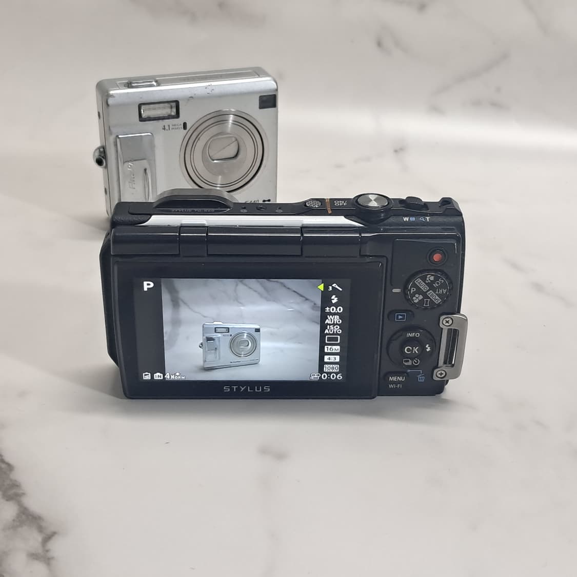 셀카&레어템) 올림푸스 STYLUS TG-860 빈티지 카메라 상품이미지8