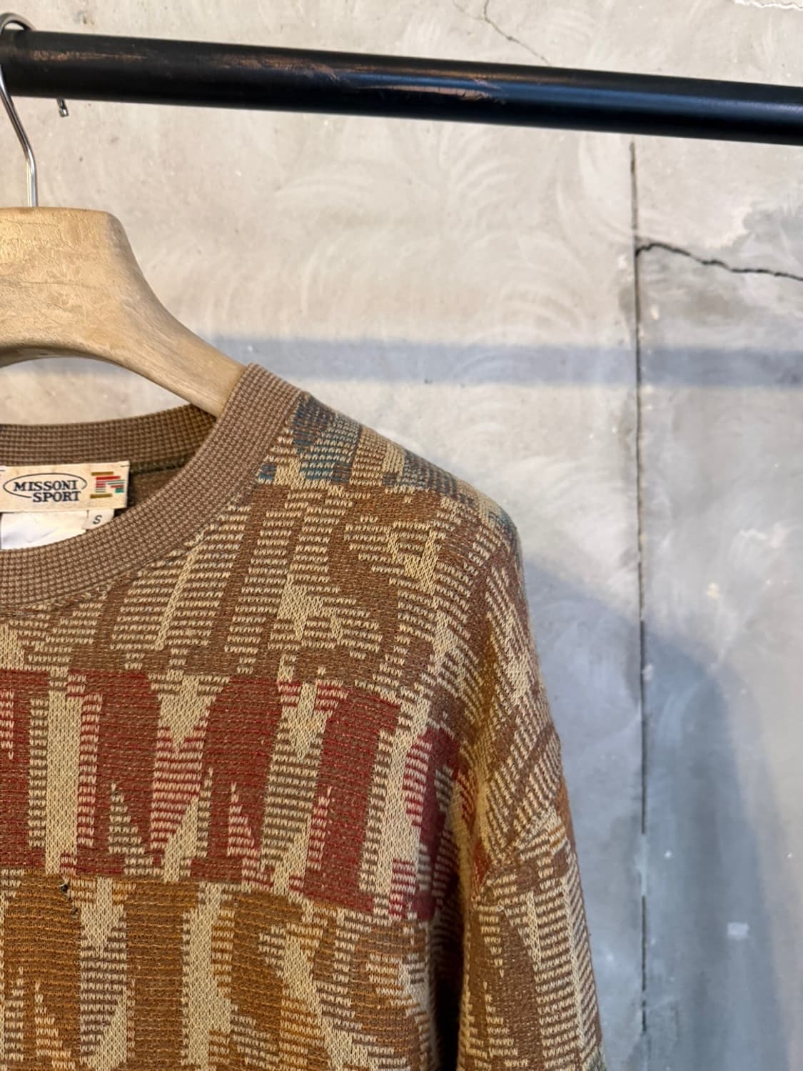 미쏘니 그래픽 니트 105 상품이미지5