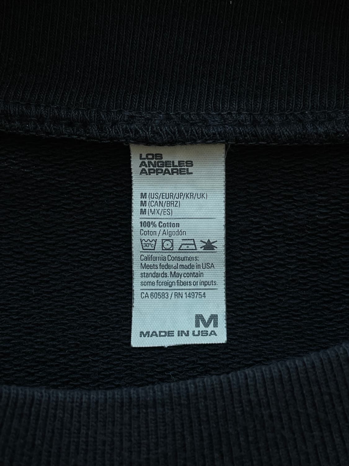 LAA 가먼트다이 맨투맨+롱슬리브 일괄 판매 상품이미지3