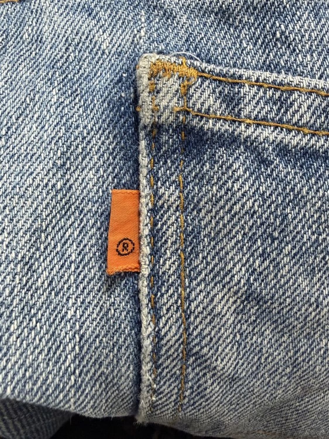 [L32W34] LEVI'S 684 70~80s USA 오렌지블랭크탭 상품이미지6