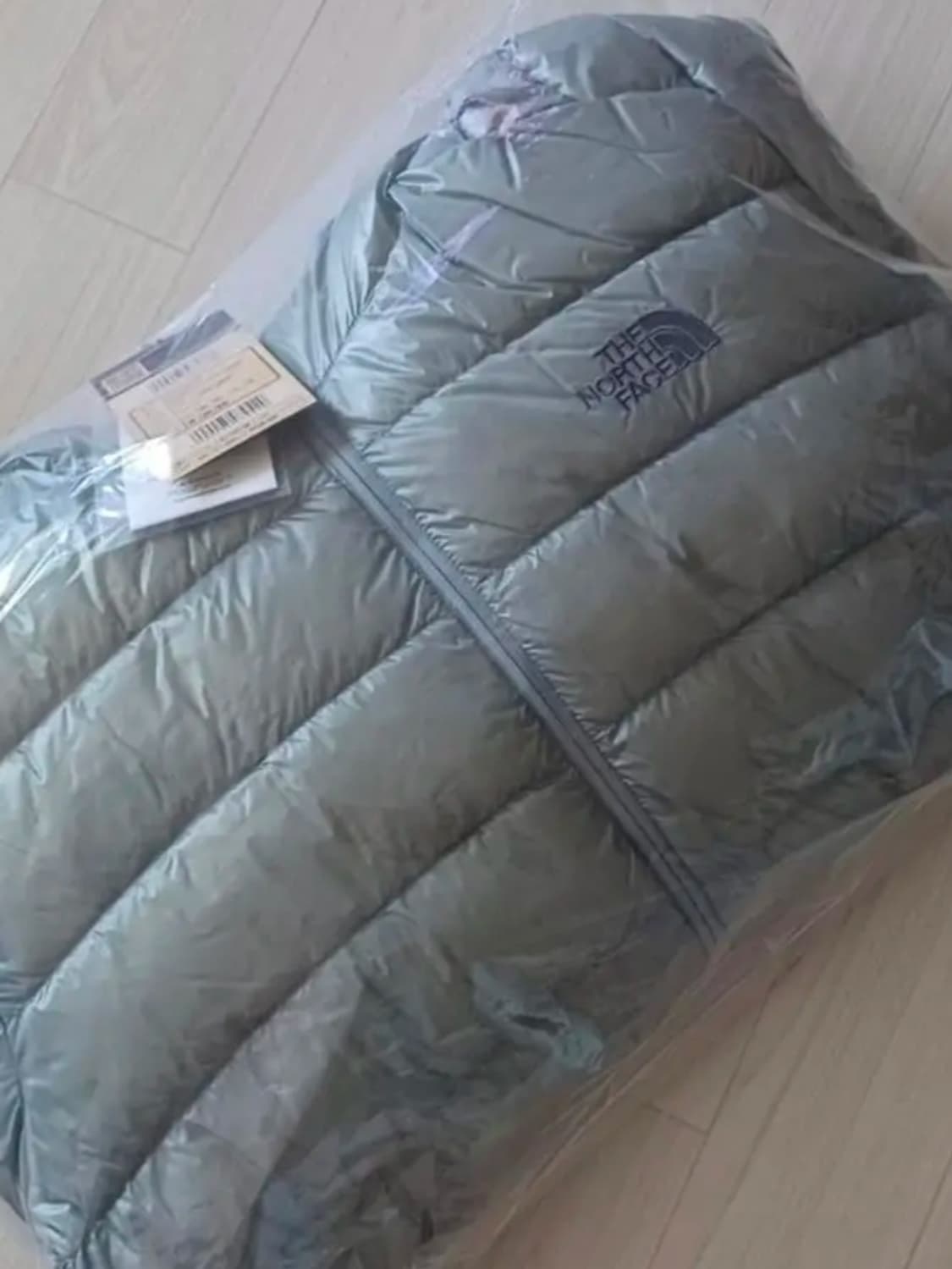 노스페이스 마티에 그레이 110 XXL 새상품 경량패딩 상품이미지2