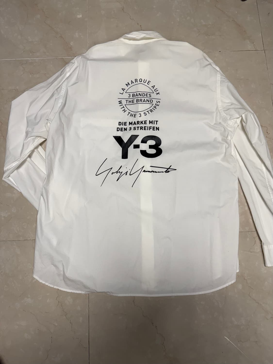 Y-3 18ss backside logo shirt 상품이미지1