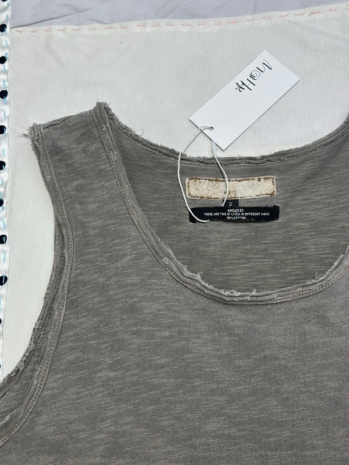 사이드 스티치 슬리브리스  상품이미지6