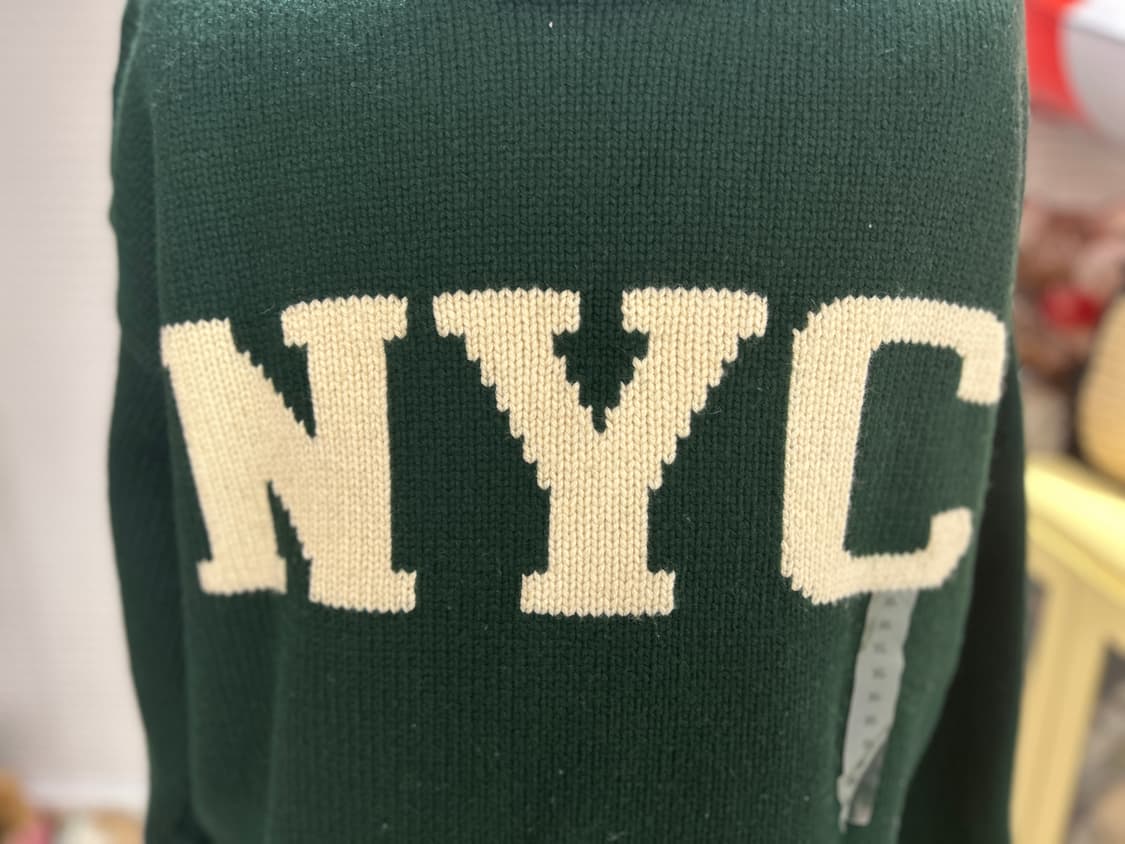 랄프로렌 딥포레스트 NYC 워셔블 울 블렌드 스웨터 XL 상품이미지3