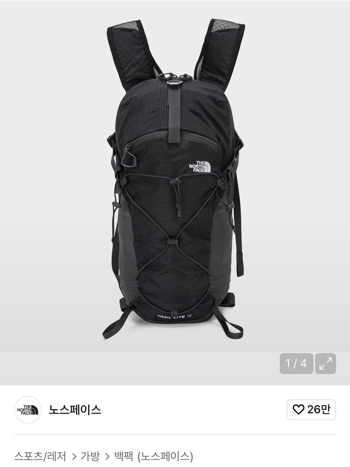 노스페이스 트레일 라이트 12 백팩 상품이미지1
