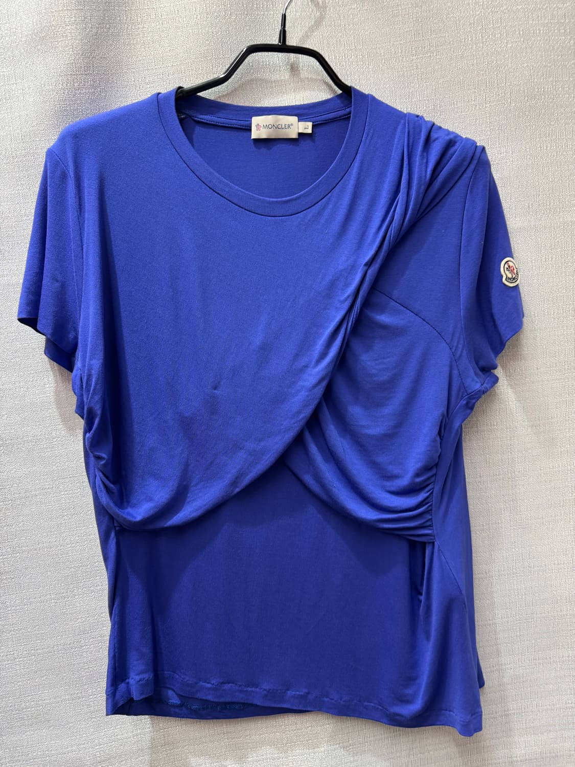 몽클레어 로고 드레이핑 셔링 반팔티 L(M) 상품이미지1