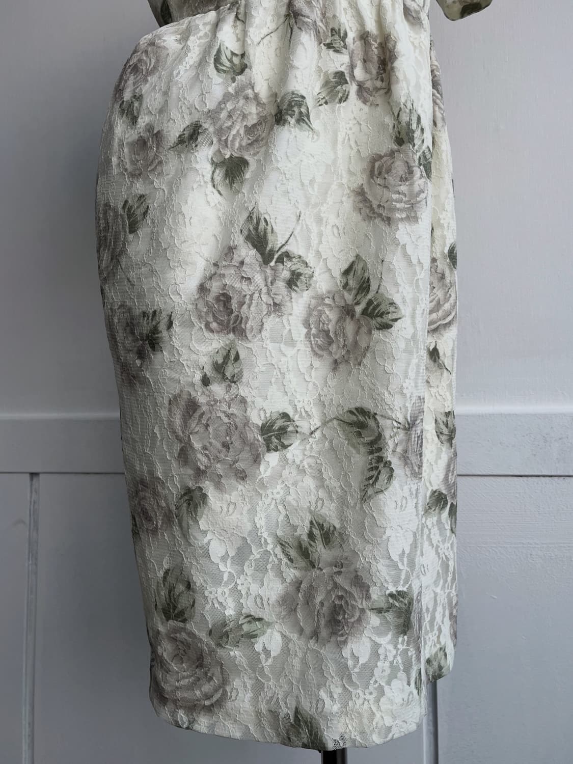 아이보리 로즈 퍼프 원피스 상품이미지8