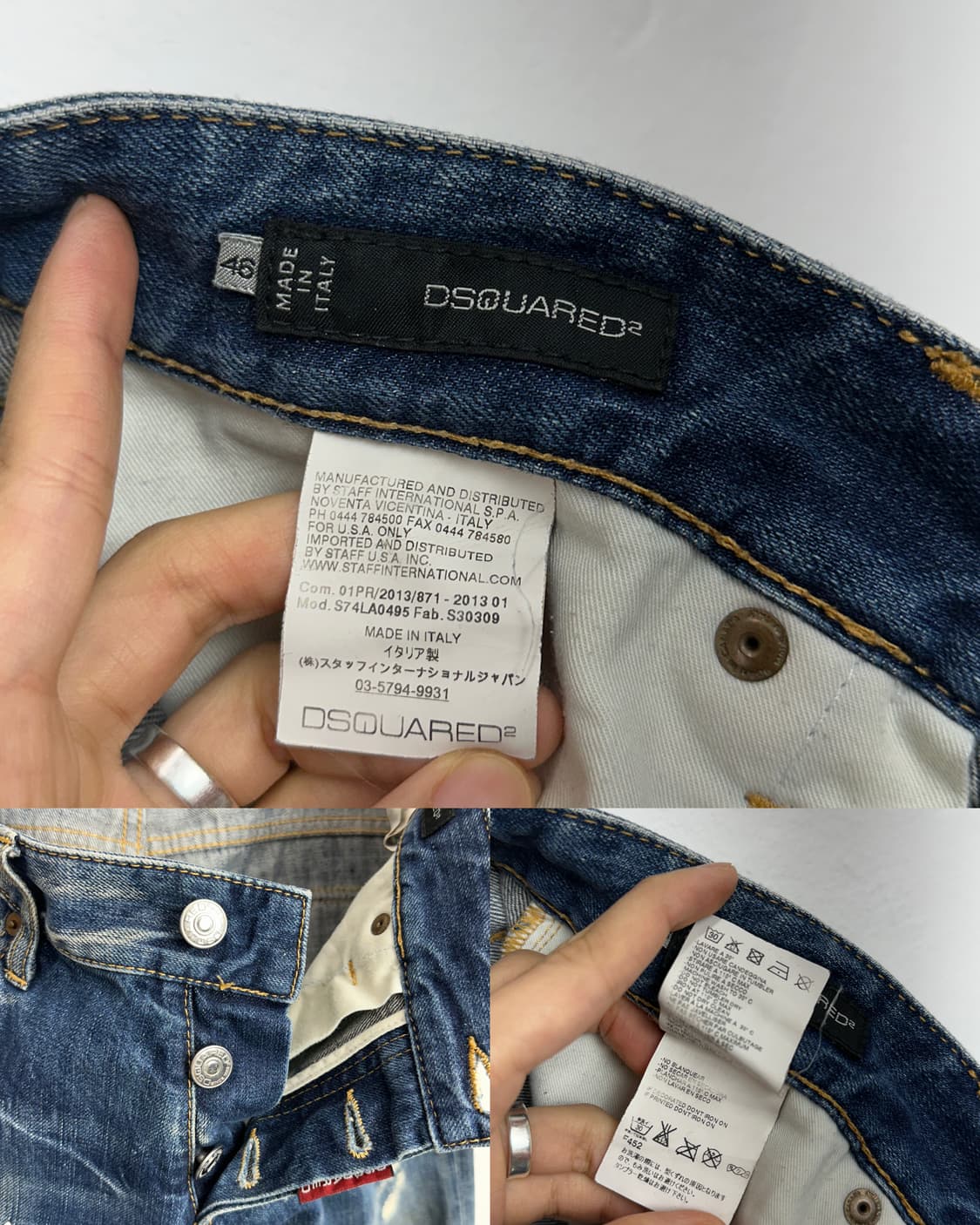 Dsquared2 13ss “Rookie Pocket” Distresse 상품이미지10