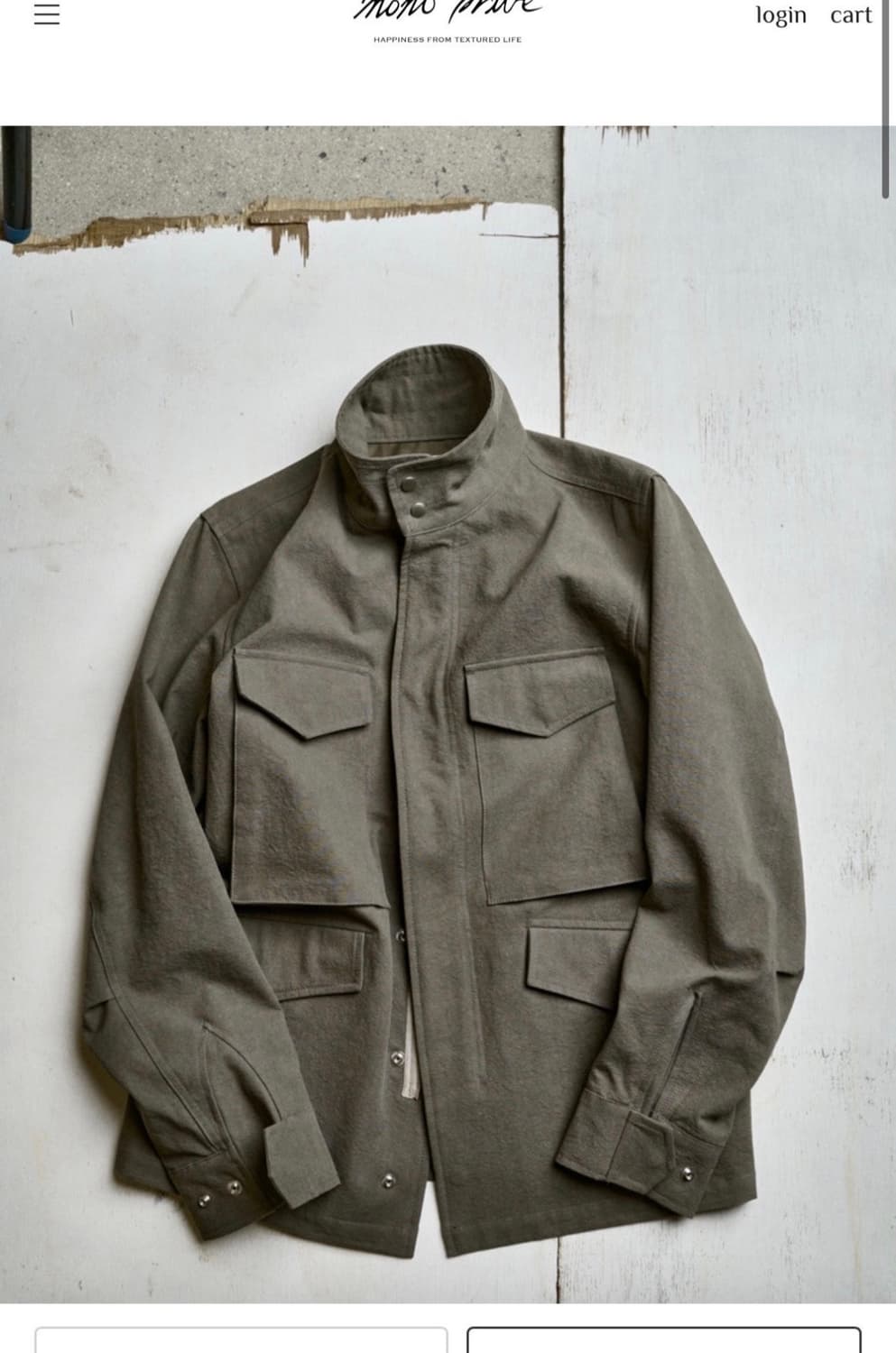 (구매)모노프리베 m65 자켓 올리브 구매합니다 상품이미지1