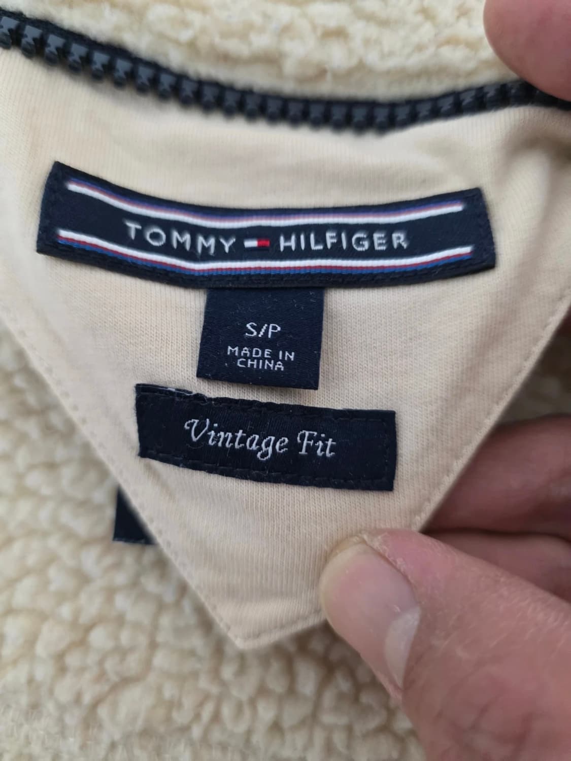 타미힐피거 리버시블 양면 후리스 자켓 S 상품이미지2