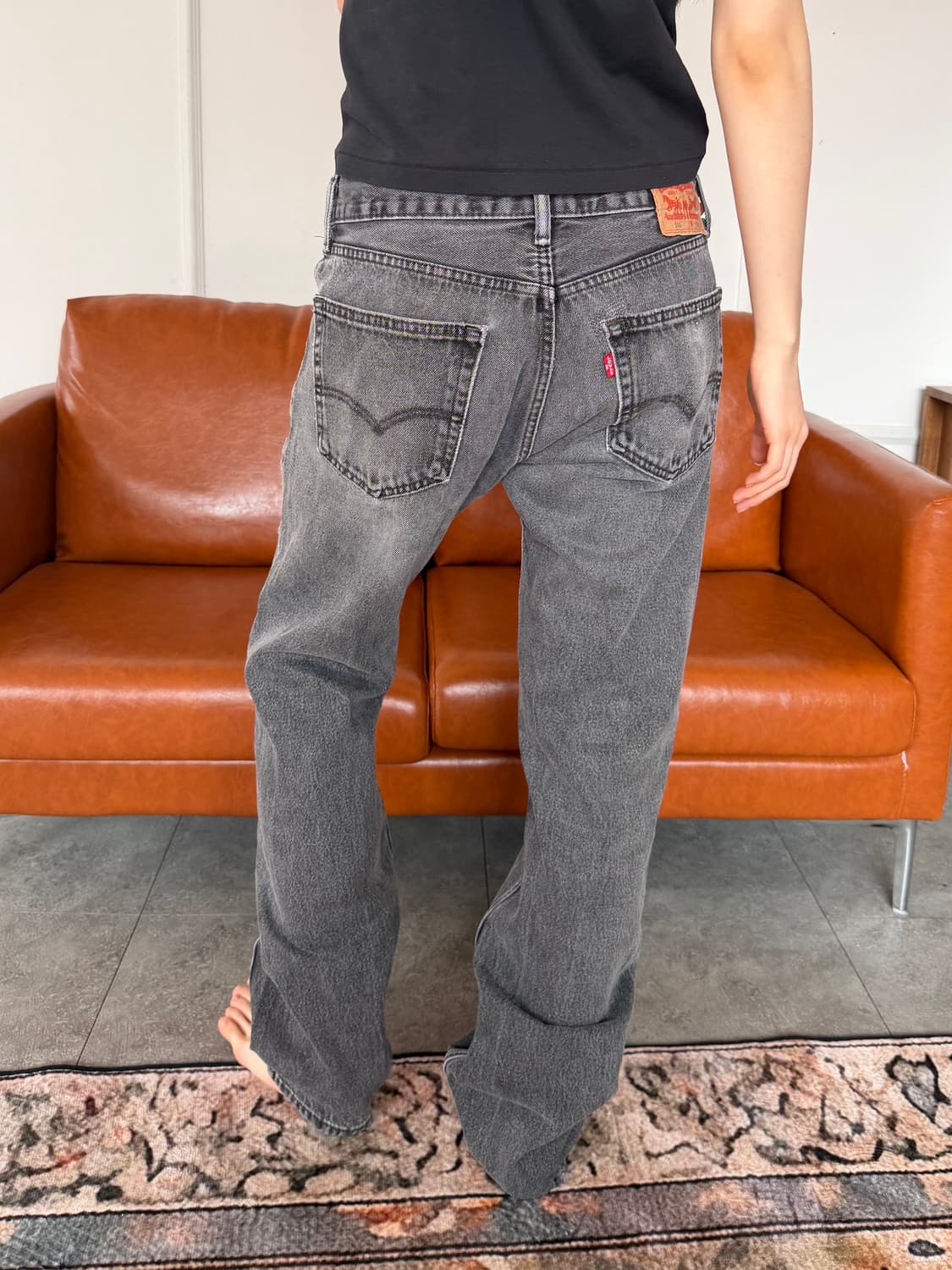 리바이스 505 흑청 상품이미지3