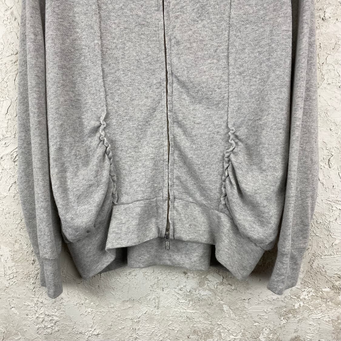 스나오 쿠와하라 폴카 도트 라이닝 후드 글리터 스웻 자켓 상품이미지3