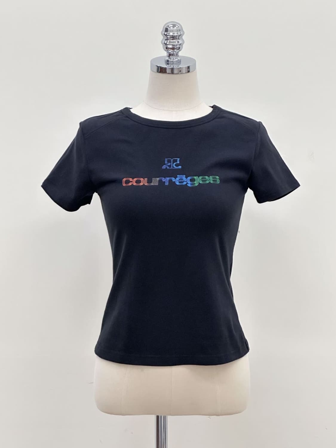 courreges / 꾸레쥬 컬러 레터링 반팔 티셔츠  상품이미지6