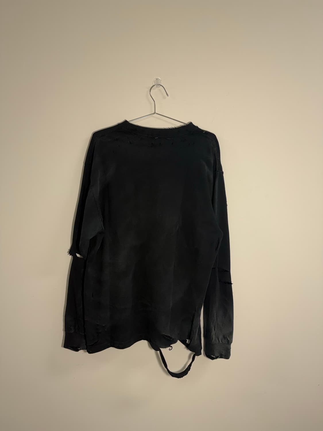 NIRVANA utero 다스트레스드 데미지 워싱 긴팔  상품이미지3