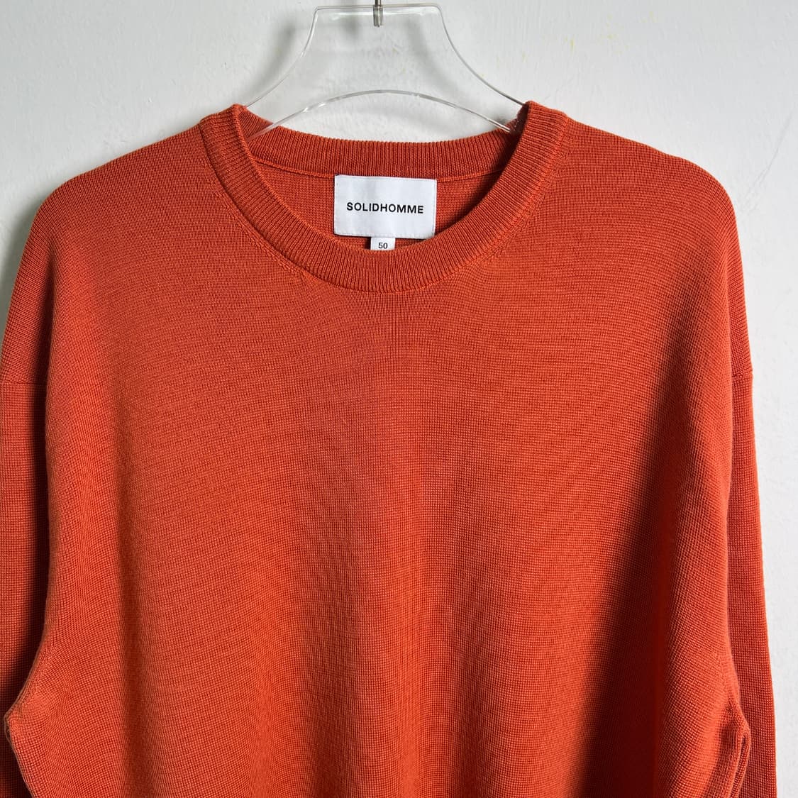 솔리드옴므 오렌지 사이드 지퍼 니트 스웨터 50 상품이미지4