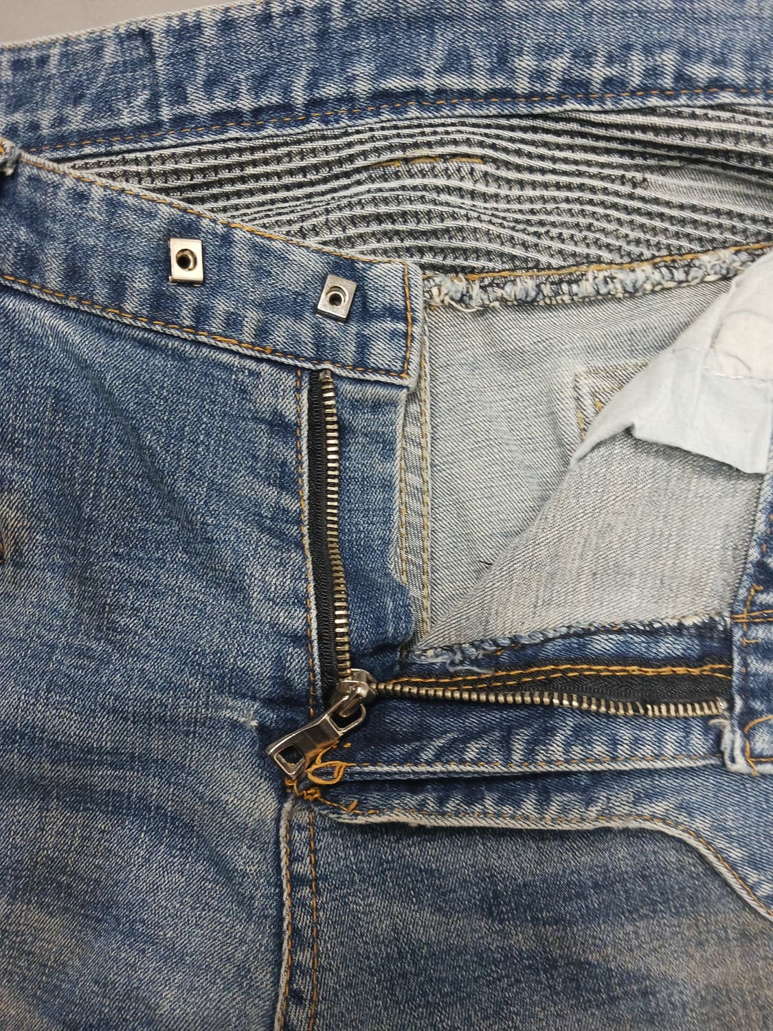 [35] 발망 더티 오일 워싱 바이커진 청바지 상품이미지6