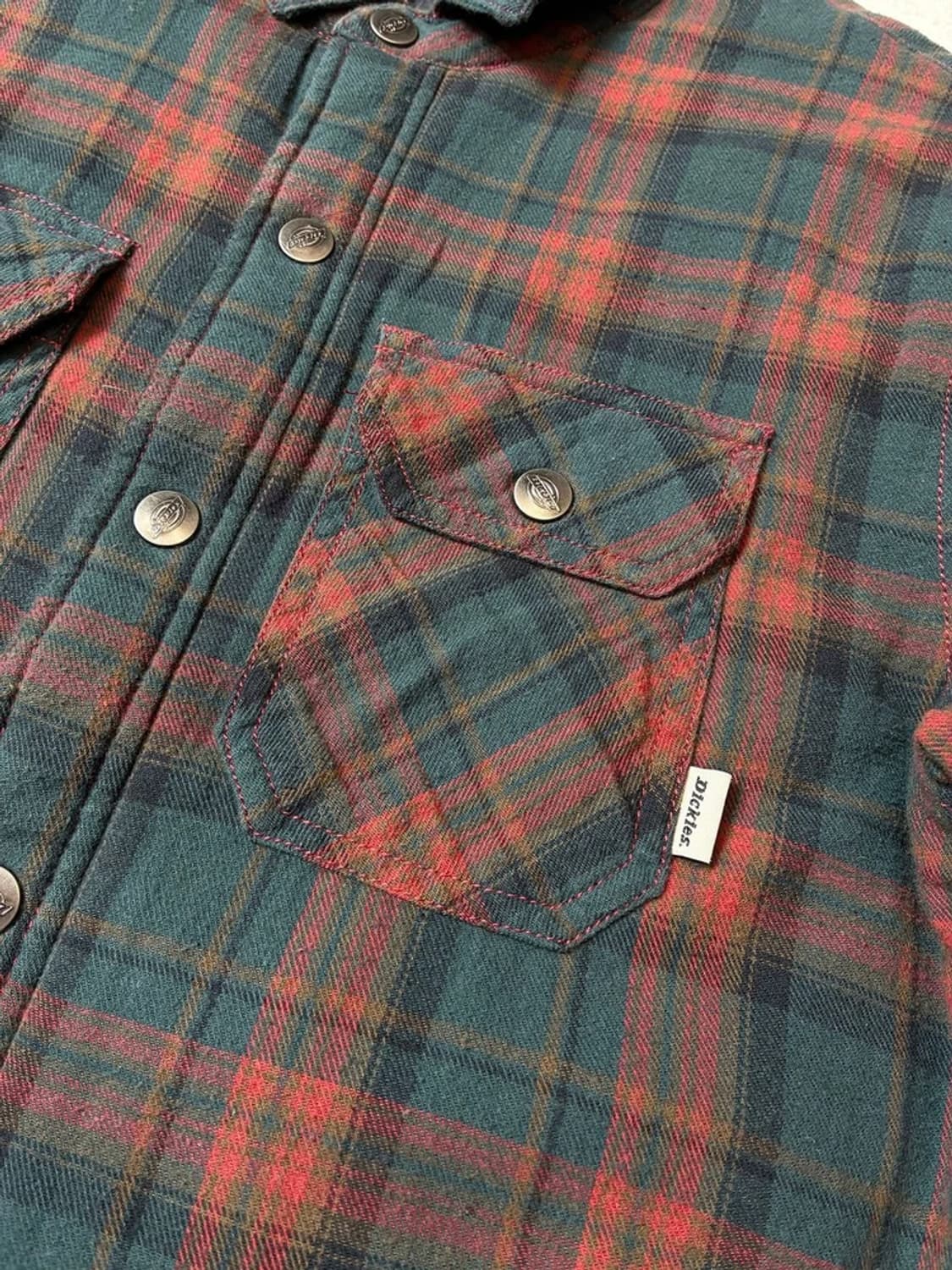 디키즈 DICKIES 체크 누빔 남방 PN7064 상품이미지5